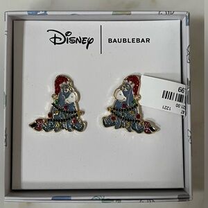 Disney BaubleBar Winnie the Pooh Eeyore Christmas Lights Earrings